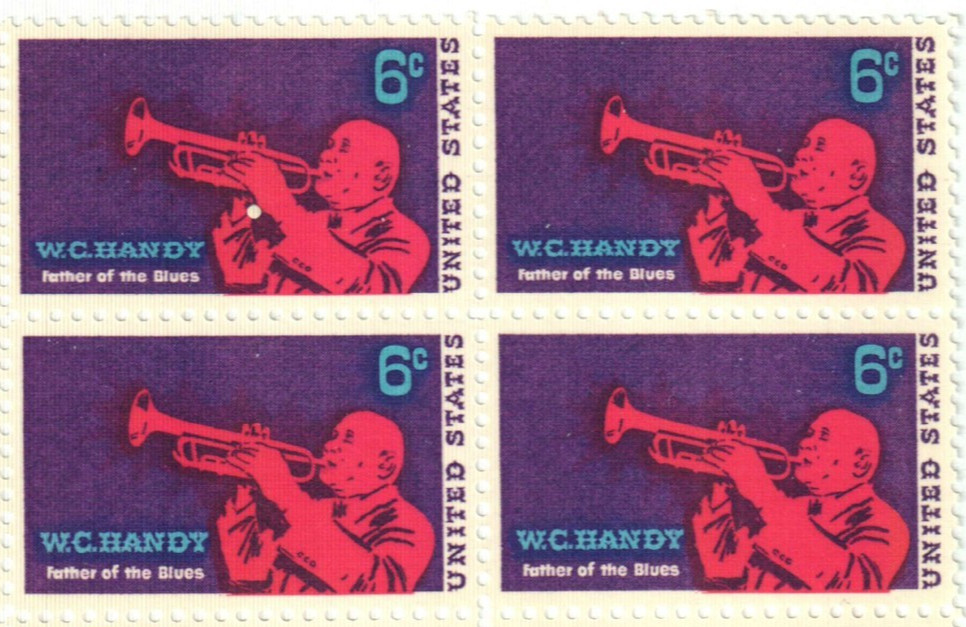 United States 6¢ 1969 W. C. Handy Postage Stamp #1372 x 100 Singles