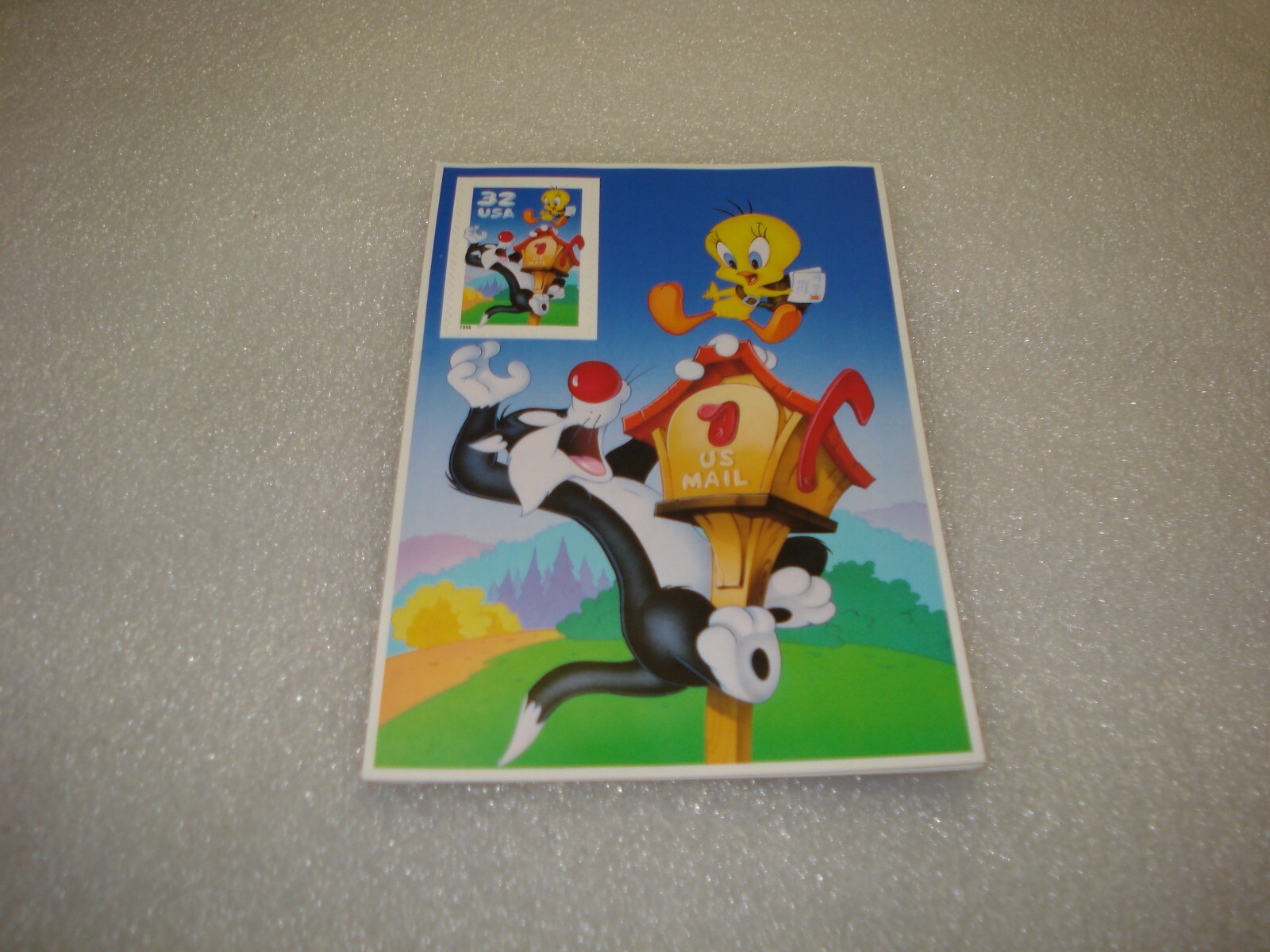 POSTAGE STAMPS ~ SYLVESTER & TWEETY BIRD ~ COLLECTOR BOOKLET OF 10 ~TAKE A LQQK