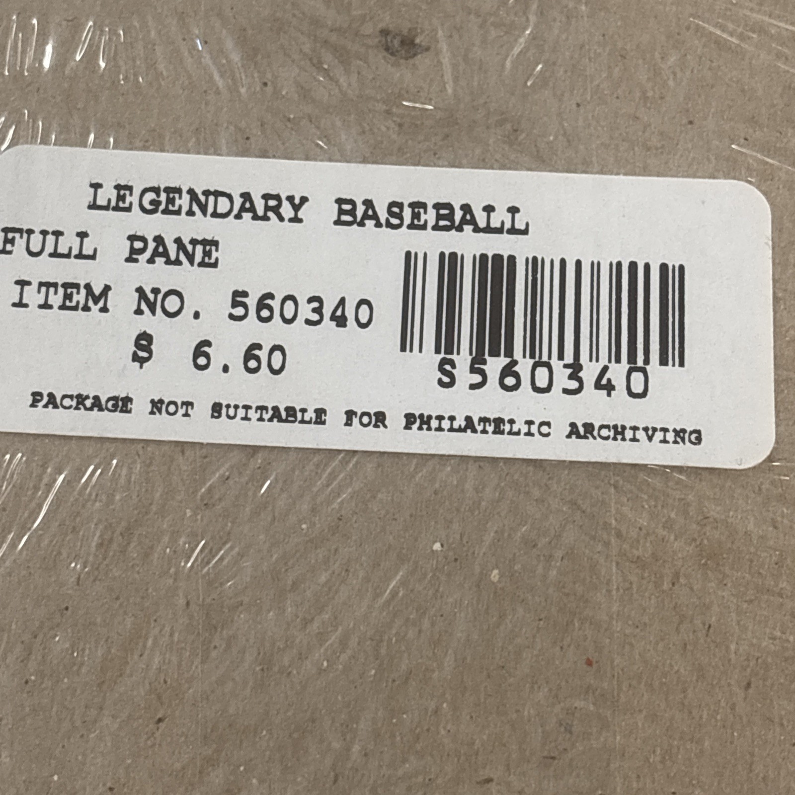 USPS 2000 33-cent Legends of Baseball Collection Major League All-Century Mint