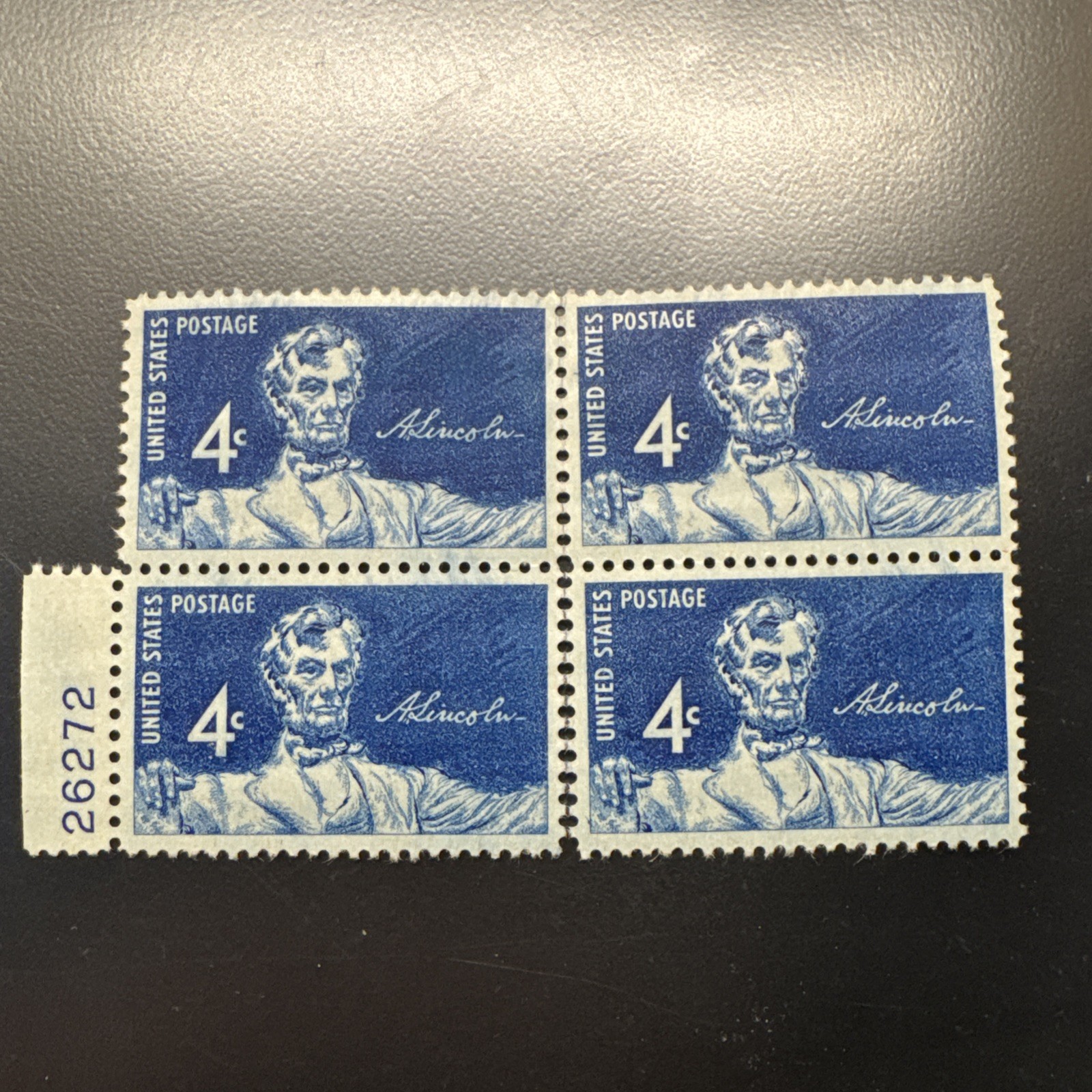 USPS Abe Lincoln 16th President 4 Cent Stamps