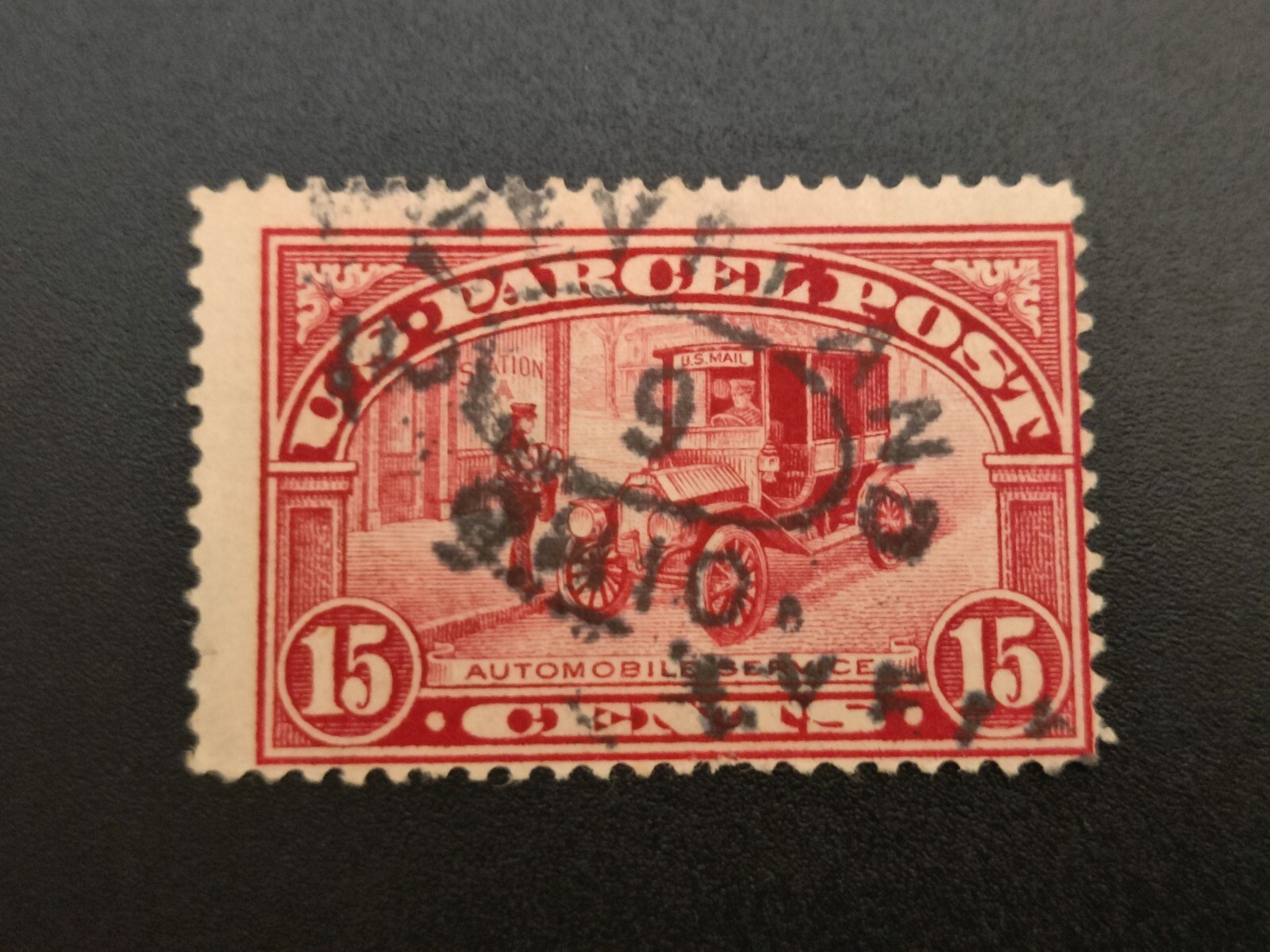 US Scott Q7 15c Parcel Post Automobile 1913 Used