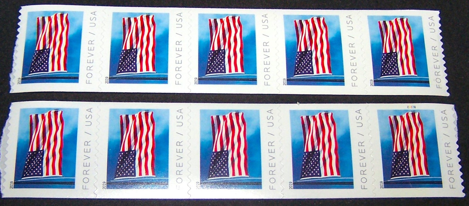 10 Forever Stamps – Brand New 2019 from coil MNH