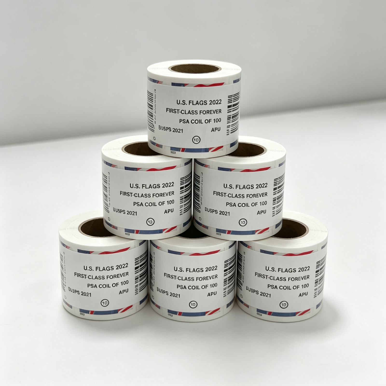 2Rolls 100Genuine USPS Forever Stamps Roll Freedom Flag First Class Mail Postage