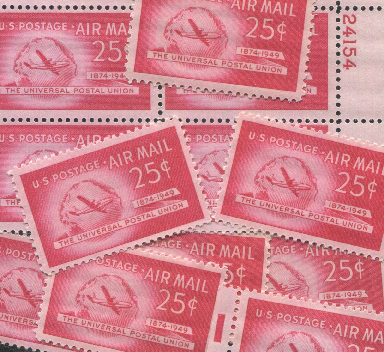 United States 25¢ Stratocruiser Air Mail Postage Stamp #C44 Mint Pack of 100