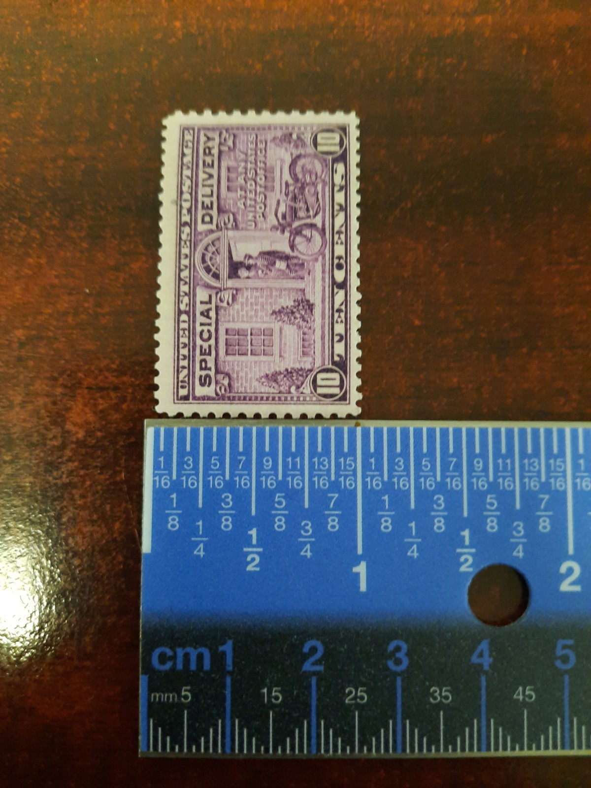 US SPECIAL DELIVERY “Messenger & Motorcycle” 10 CENTS 1927 Stamp, Unposted