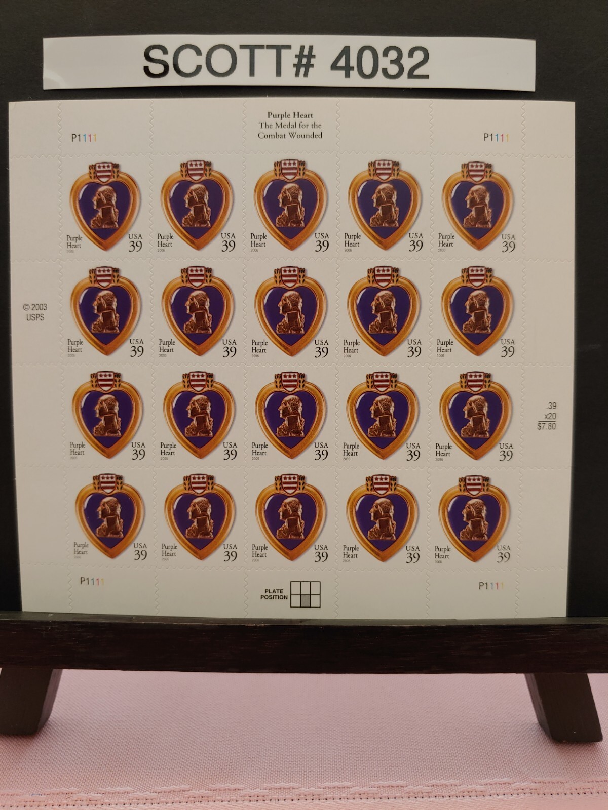 Scott # 4032 Purple Heart – USPS Postage Stamps