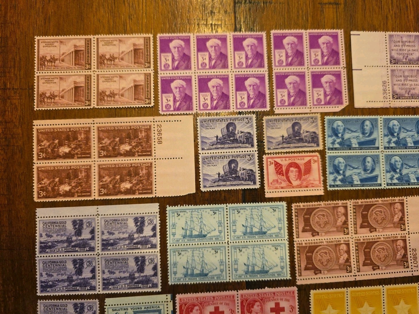 Lot of 70+ U.S. Vintage Stamps – Historical Figures, Events & Charities N
