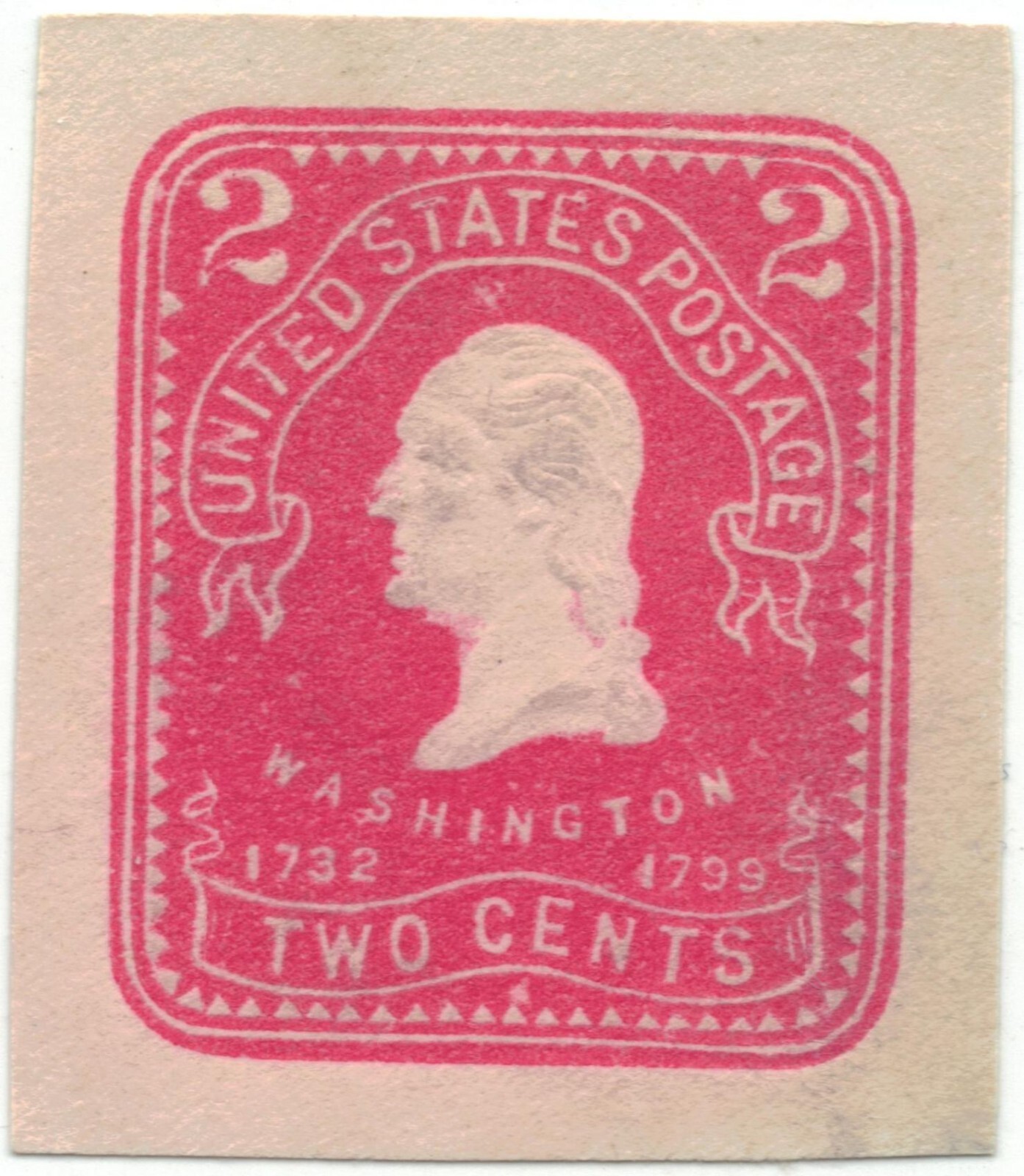 1904 US POSTAGE 2 CENTS UNUSED