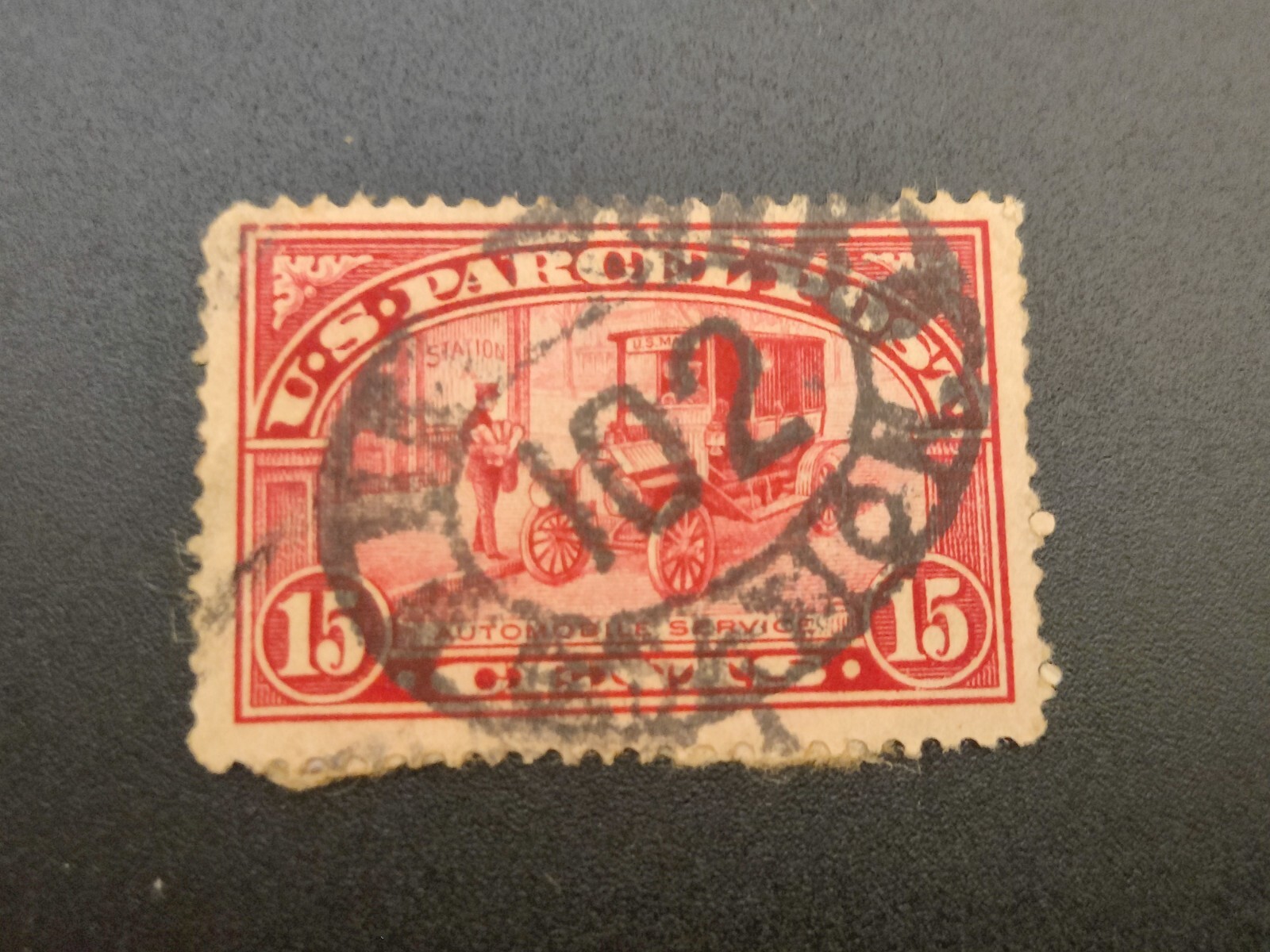 US Scott Q7 15c Parcel Post Automobile 1913 Used