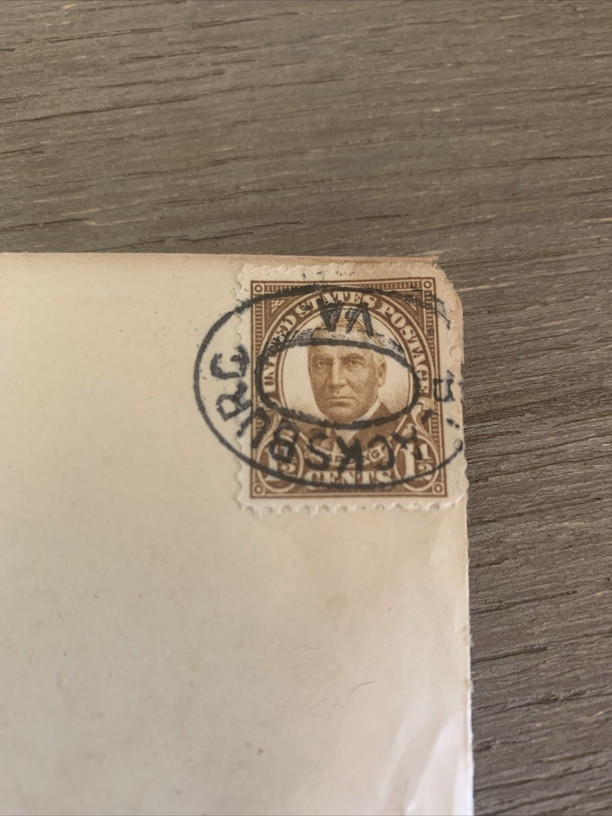 VINTAGE RARE! Harding US 1 1/2 Cent Stamp! With 1937 Letter Included!