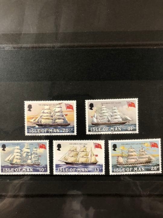 Overseas Sailing Ship Stamp – ① (Miniature Sheet: Unused)