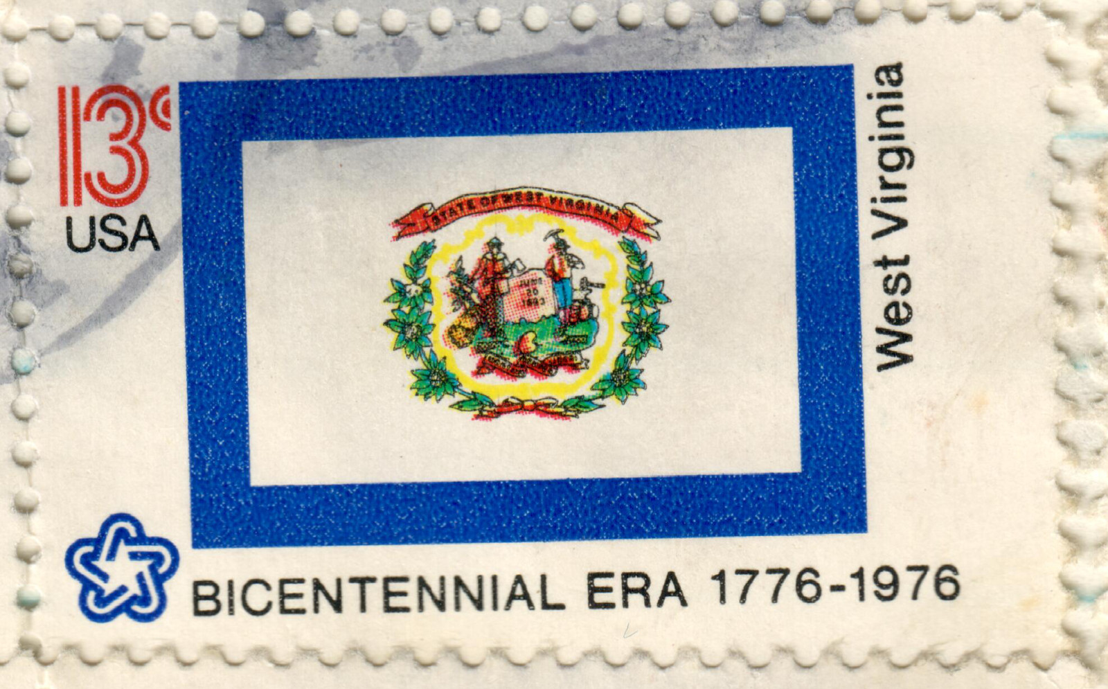 USA – 1976 State Flags – West Virginia