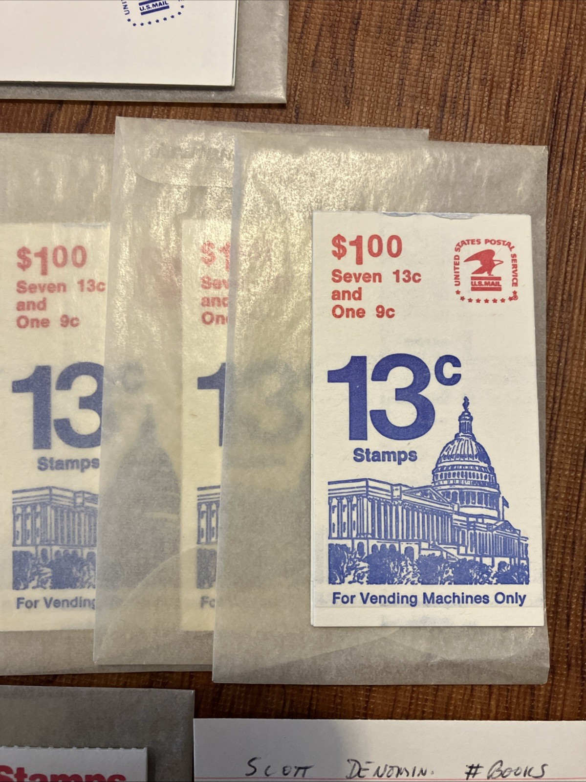 Lot Of Mint Unused US Postage Stamp Booklets $34.20 Face – Vintage 1970s