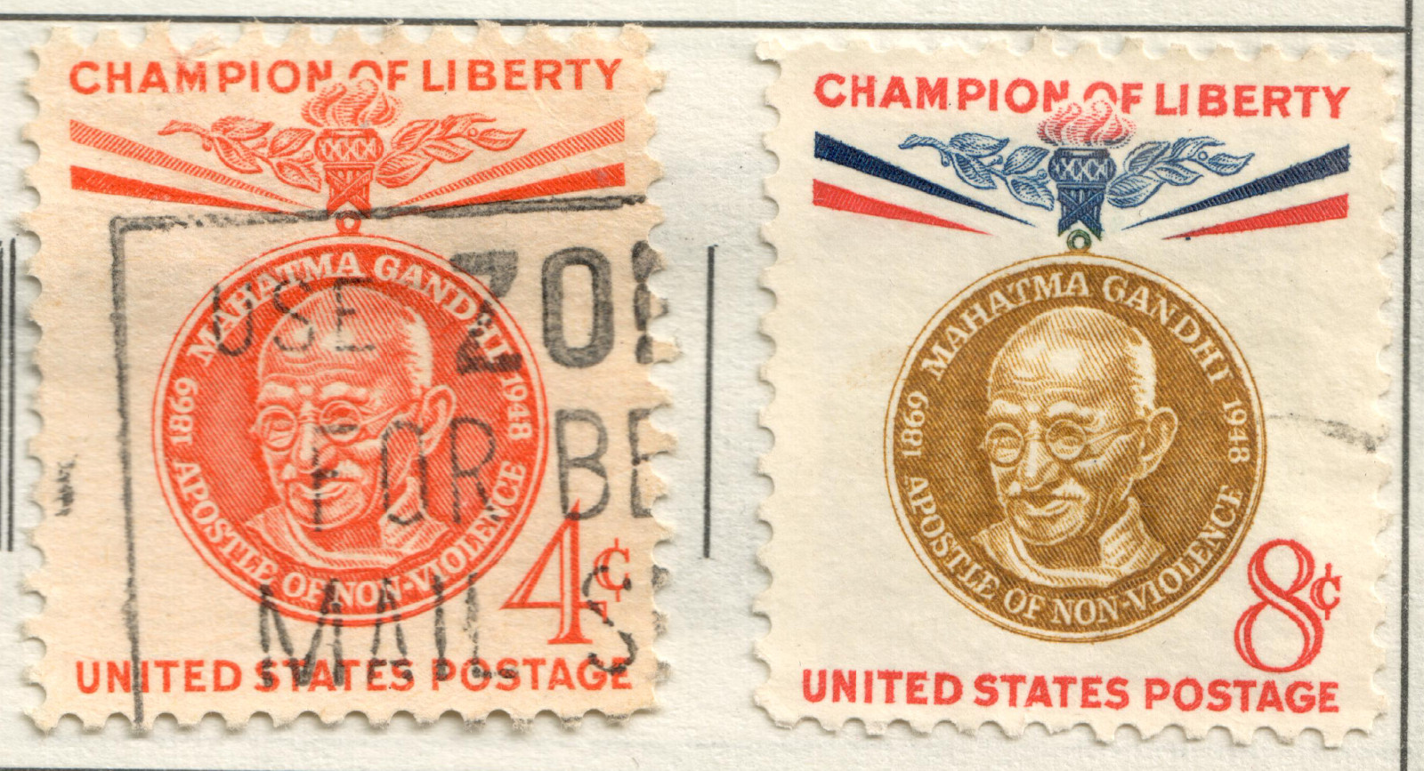 USA – 1961 Champion of Liberty – Mahatma Gandhi