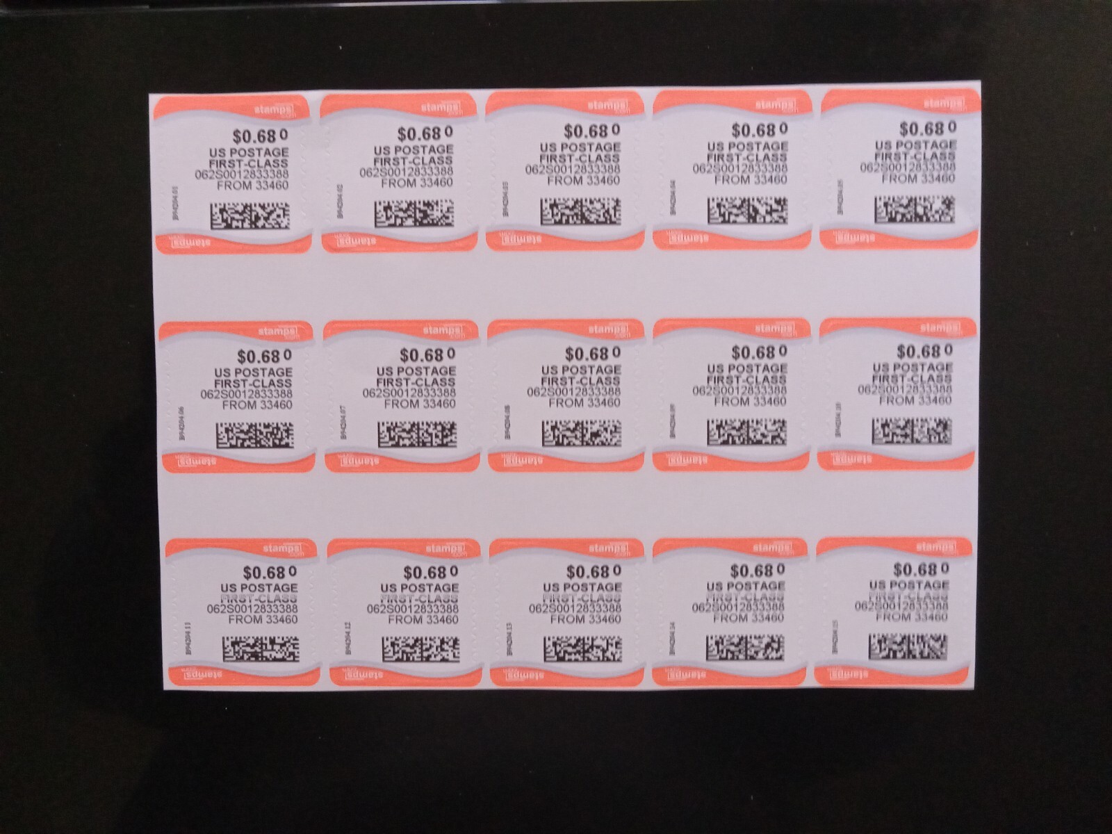 Discount Postage Stamps 300 $0.68 Cent Postage. Super Fast Shipping!!!