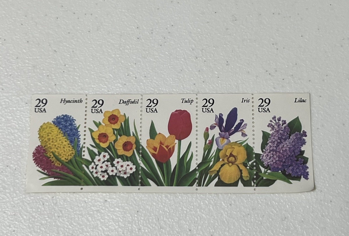 Garden Flowers Collection- 29 cent Stamp Never Used Fine Grade New