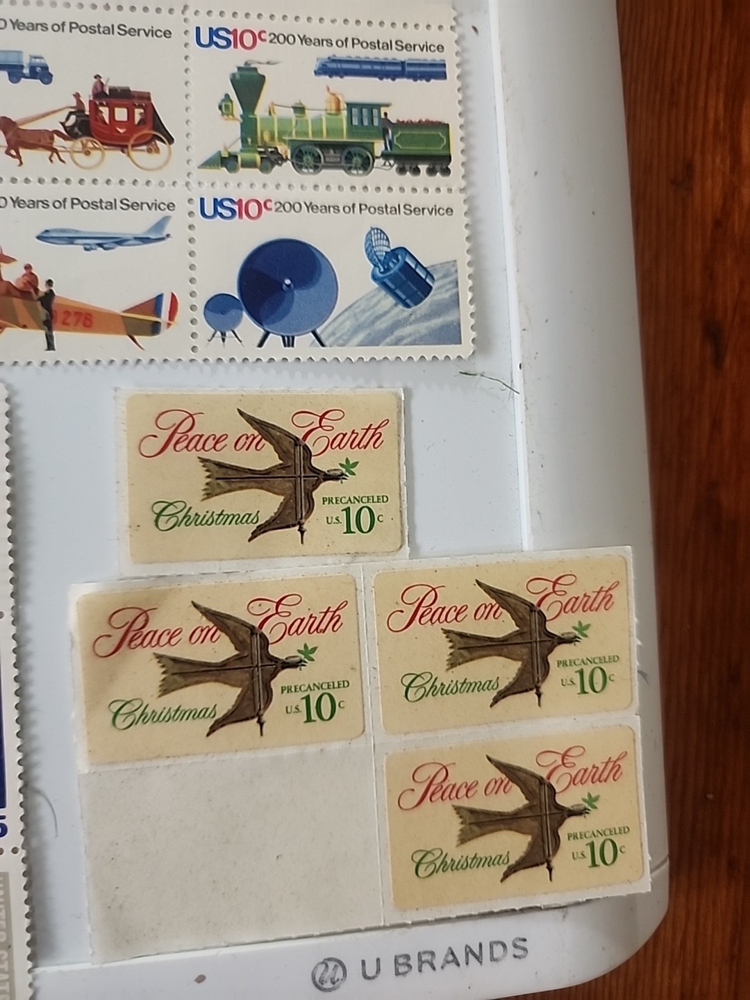 Vintage Lot of 105 Unused 10 Ten Cent U.S. Post Office Postage Stamps