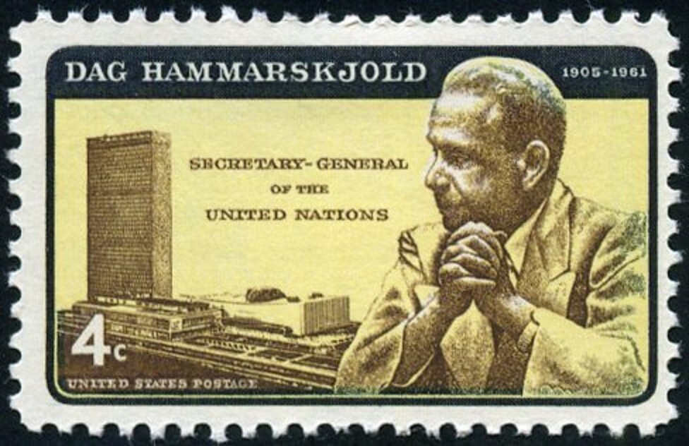 USA 1962 – Dag Hammarskjold, 1905-1961 – UN Secretary-General – MNH — Sc.#1203
