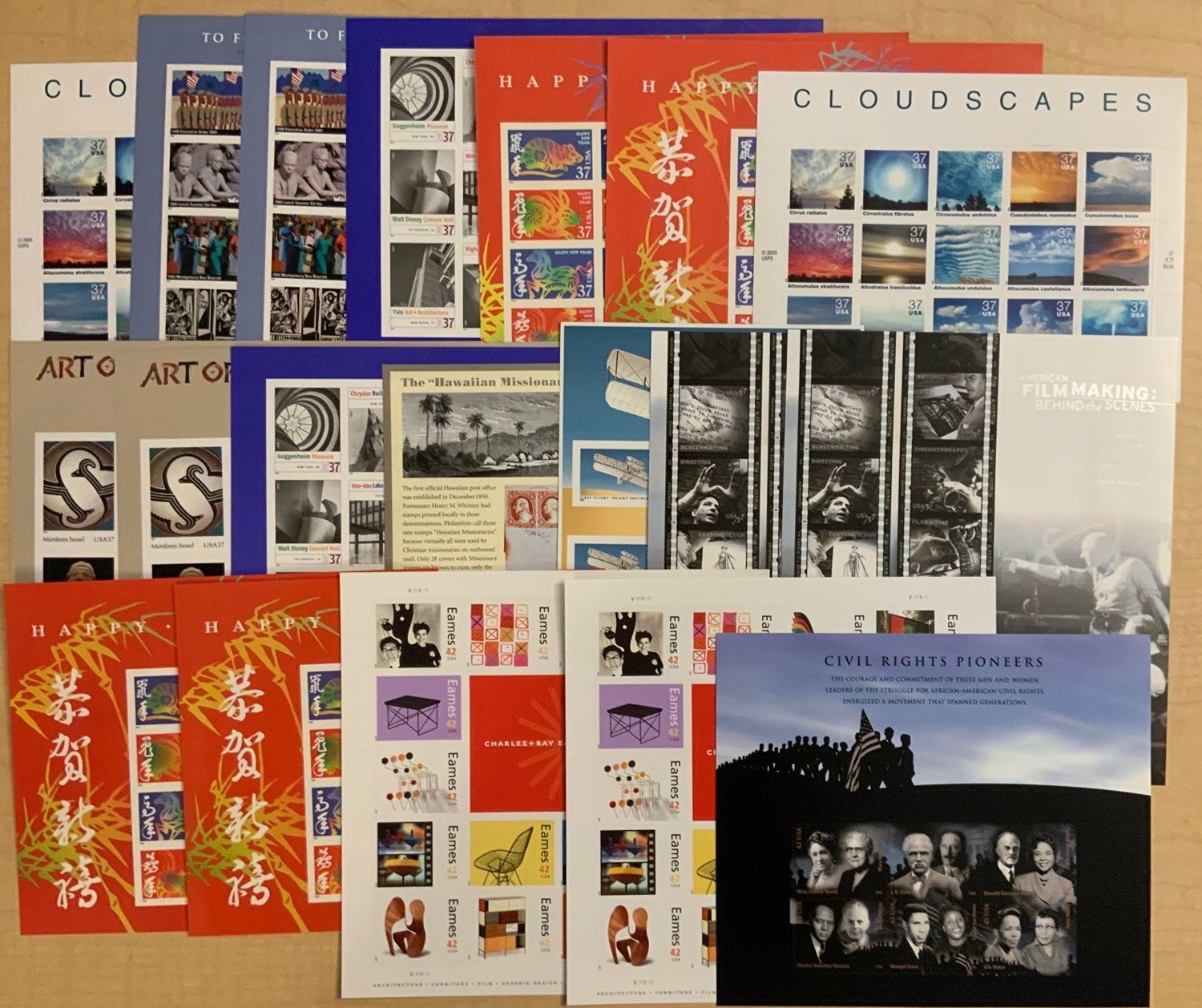 29¢-42¢ Discounted Postage Sheet Lot – Face Value $184.60 – Stuart Katz