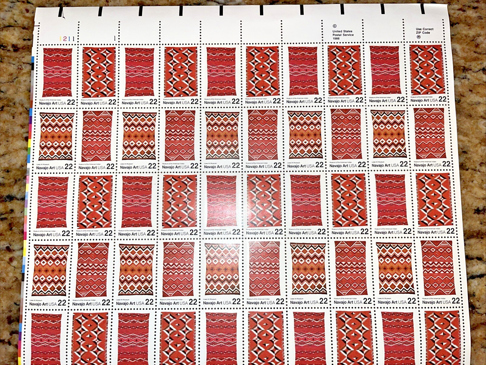 Lot of 150 Unused 22/20/25 Stamps US Postage Sheets VG Condition, $33 Face Value