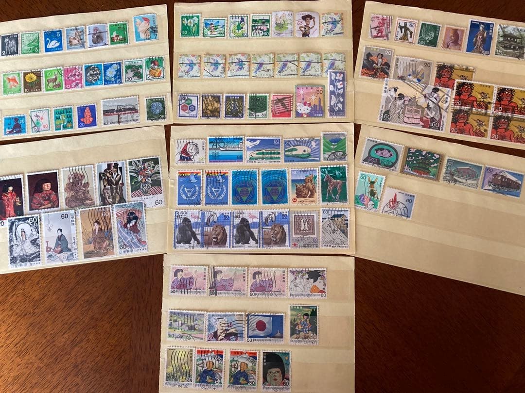 Japanese stamps, used stamps, bulk sale