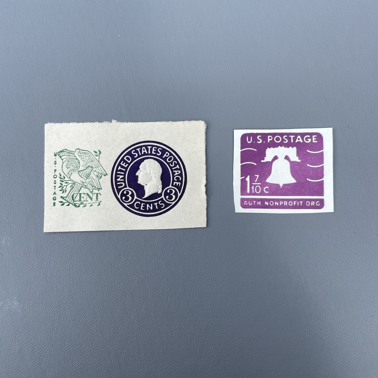 USA Selection of cancelled embossed postal stamps various years – unused hinged