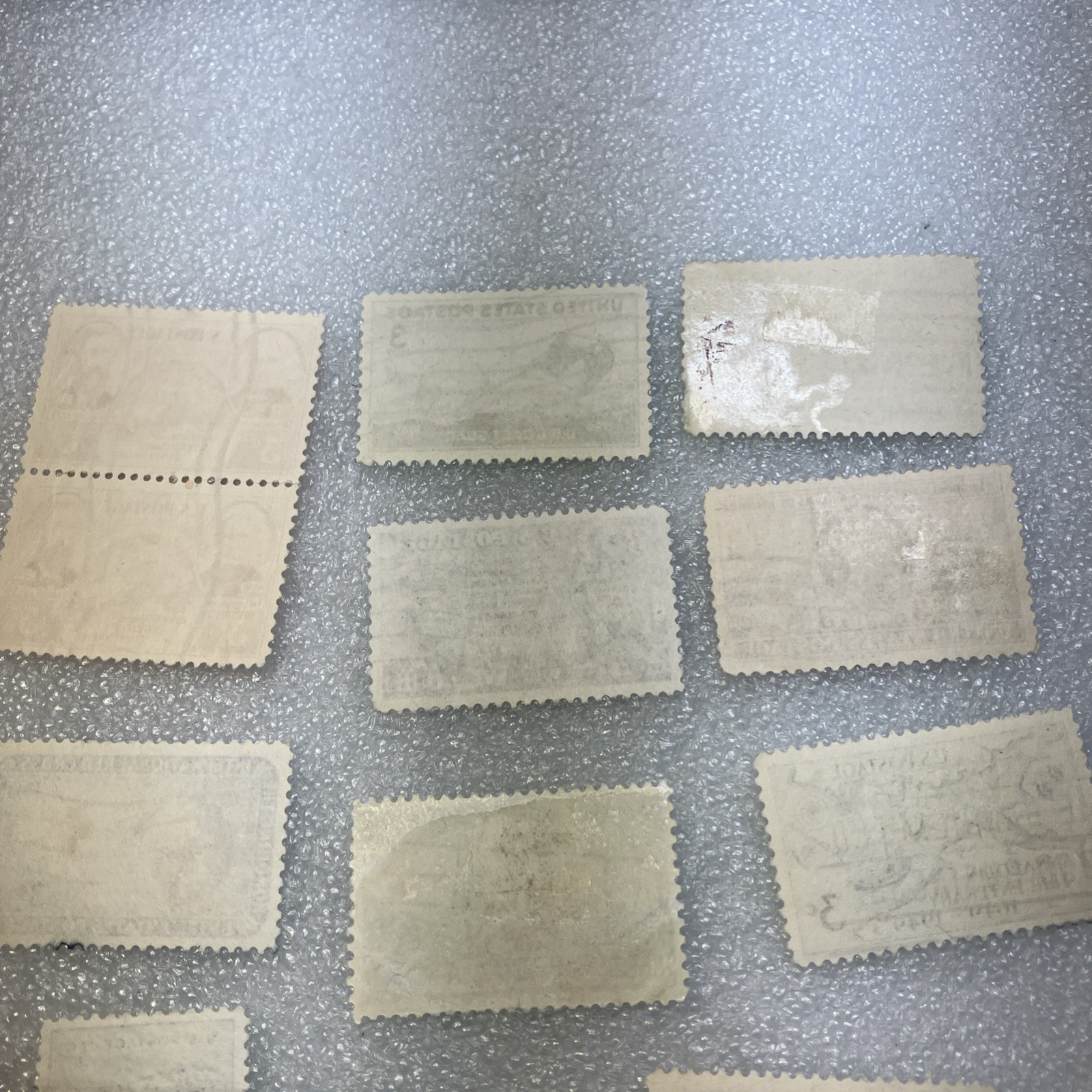 15 USED/Cancelled Commemorative 3c 1941-1955 US Stamps. Varied Lot. $1 Ships.