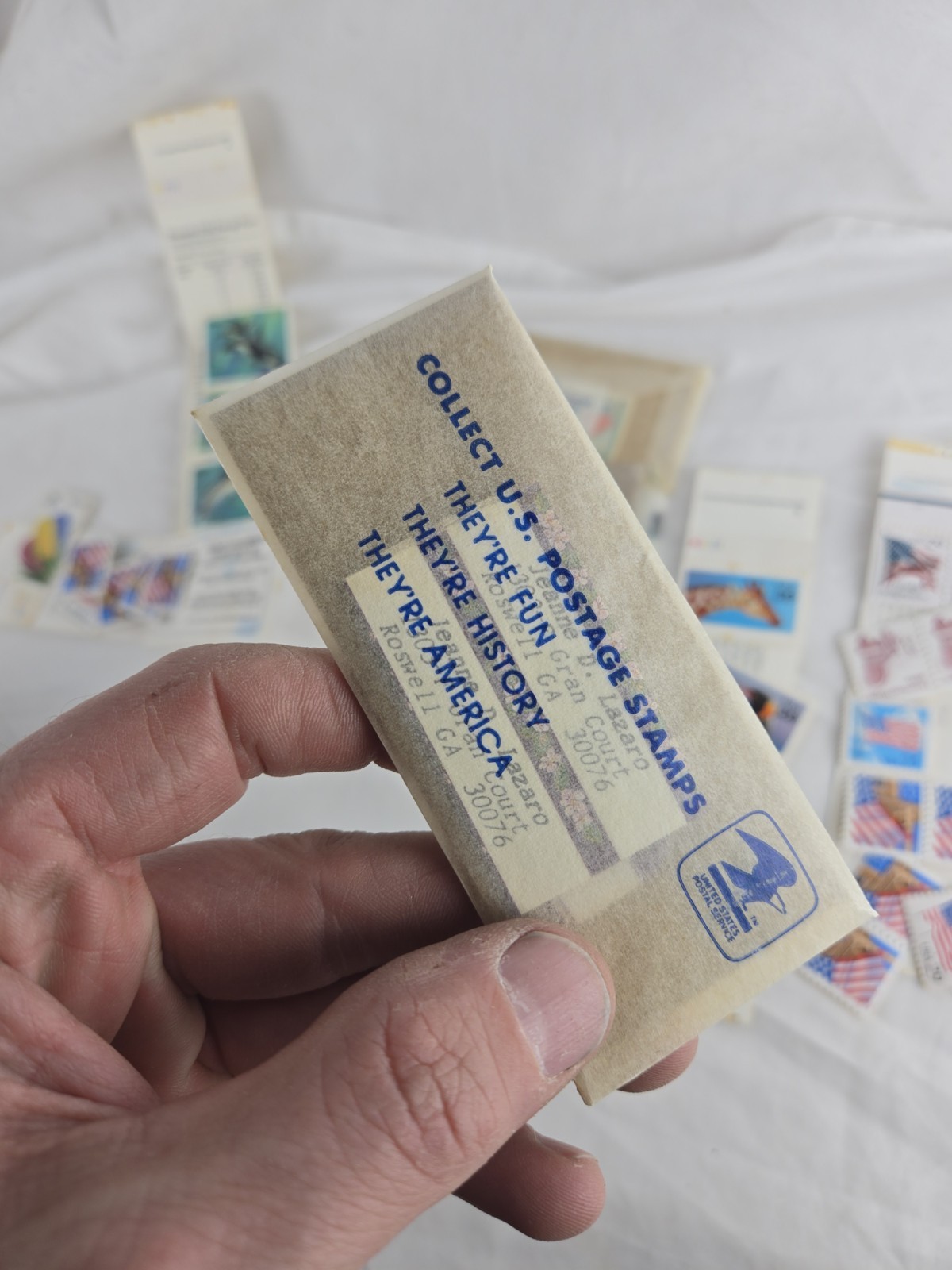 Lot of Unused Stamps, Vintage U.S. Postage