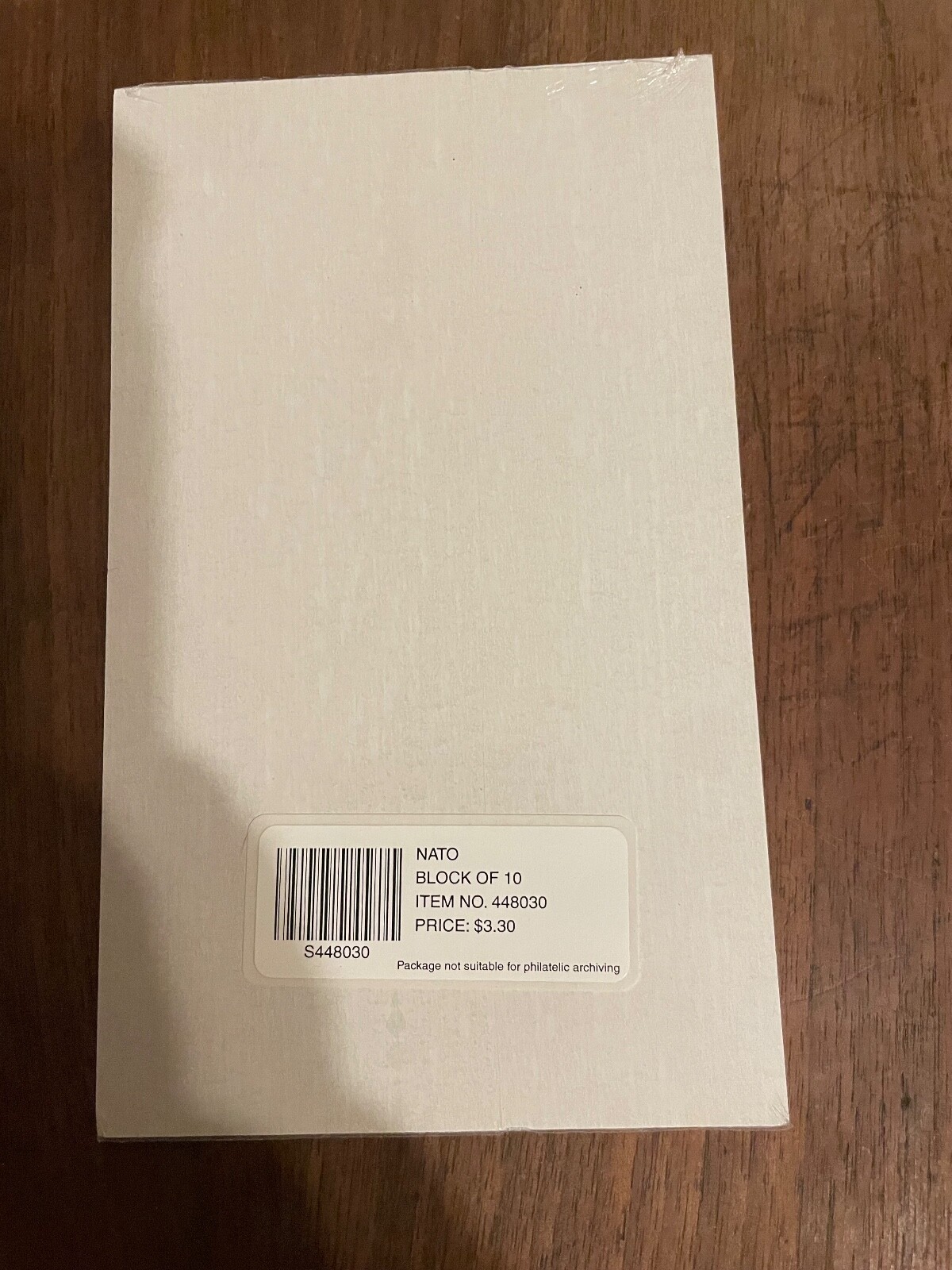 Scott 3354, NATO 50 years, Half sheet of 10 33c stamps $3.30 value