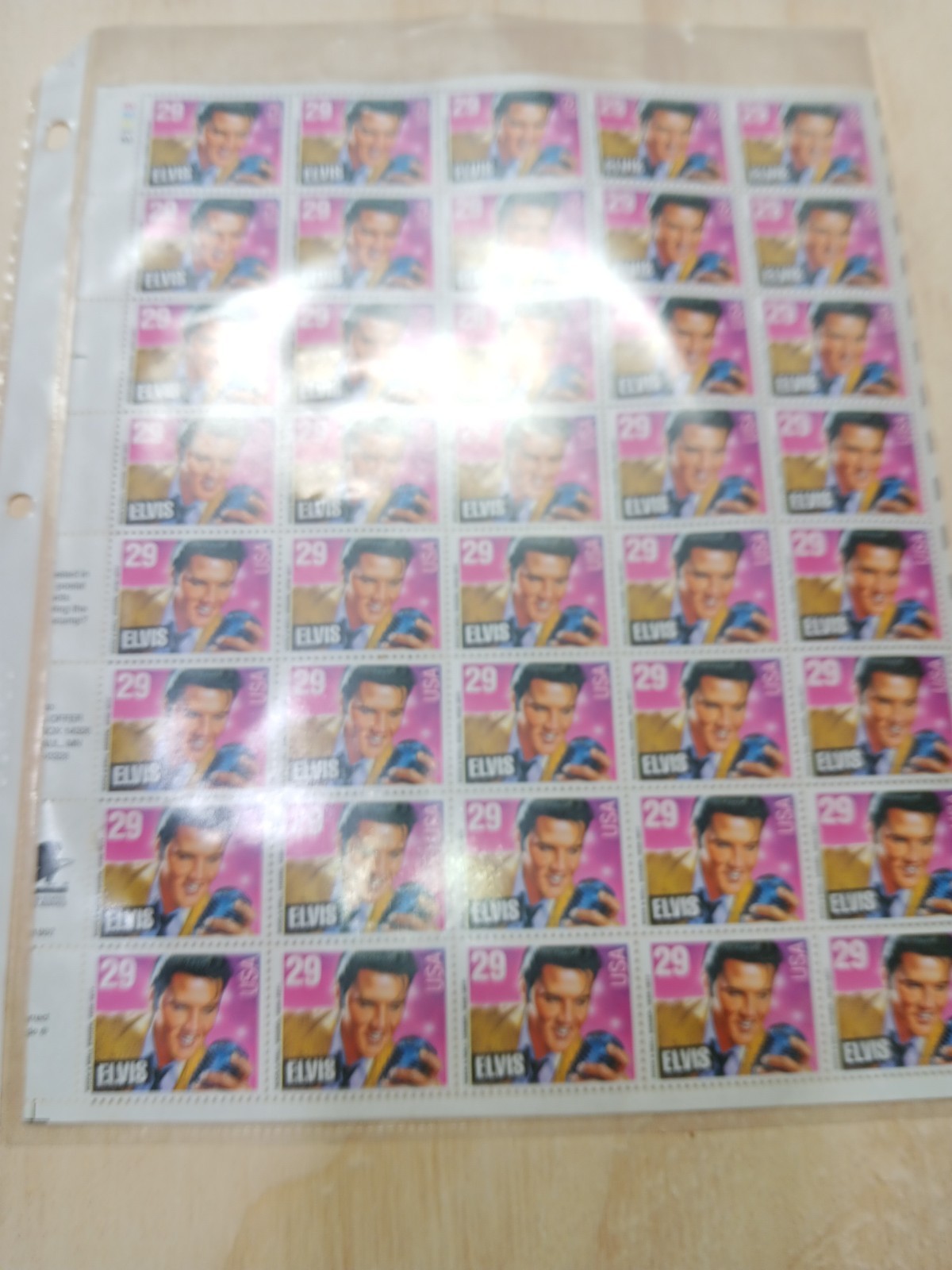 US SCOTT 2721 SHEET OF 40 ELVIS 29 CENTS FACE MNH