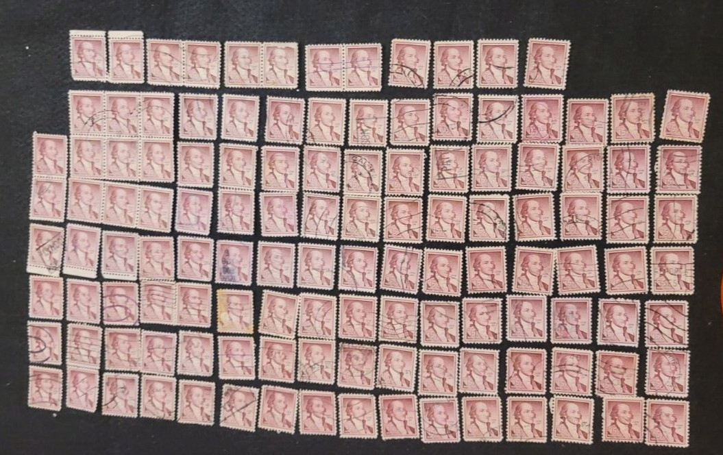 # 1046 – 1958 Liberty Series – 15¢ John Jay USA ~ Used 1 Stamp +2 FREE