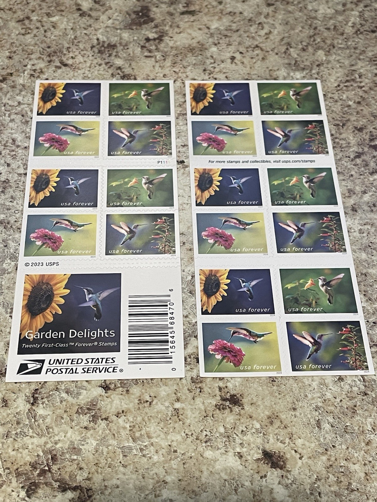 Garden Delights (Booklet of 20) Forever Stamps 2024 Post Office Fresh – Sharp