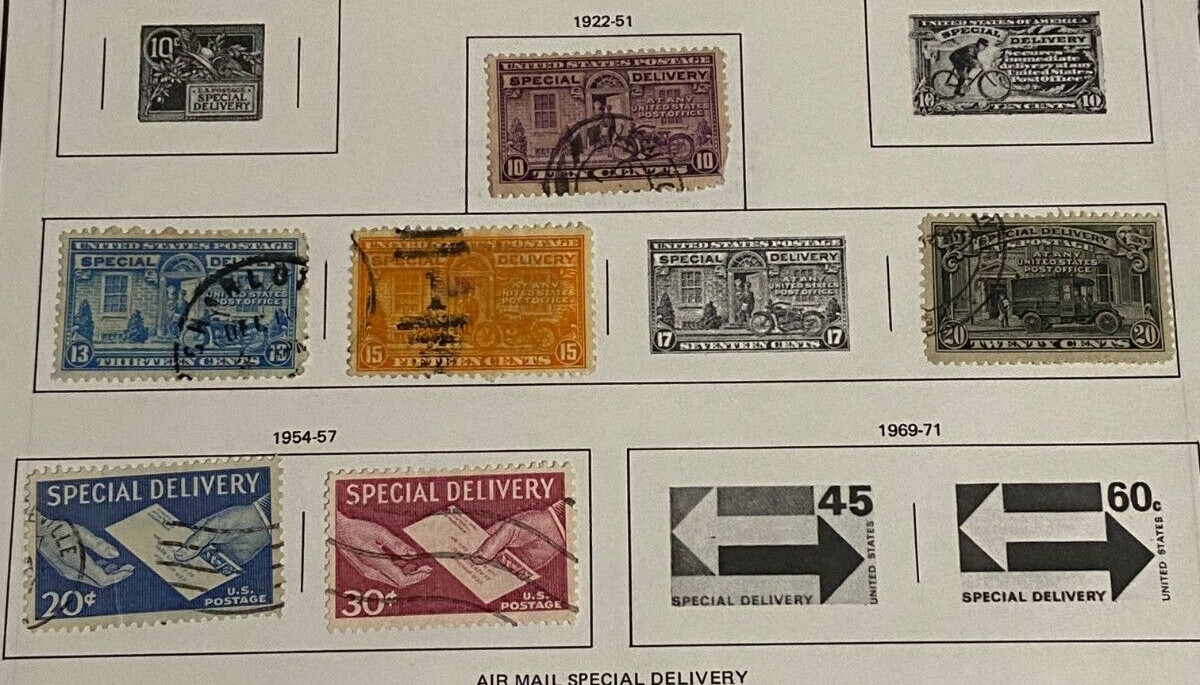 LOT MIXED ANTQUE & VINTAGE U.S. UNITED STATES STAMPS – STAMP COLLECTION