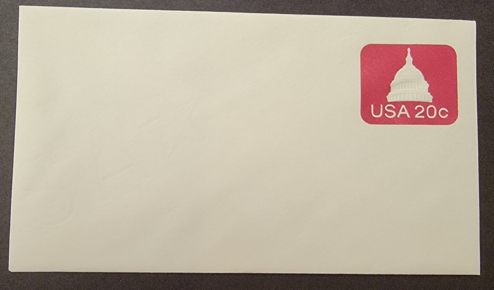 1981 Stamp U601 Capital Dome Postal Stationary Envelope Mint