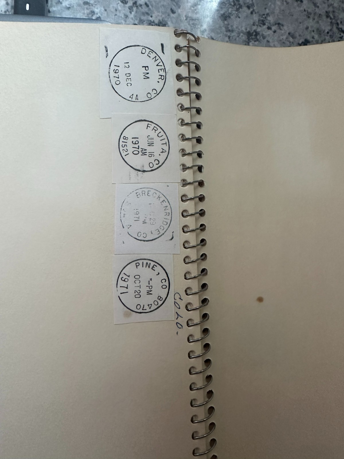 Unique collection of Post Office marks from the USA, Hong Kong other countries