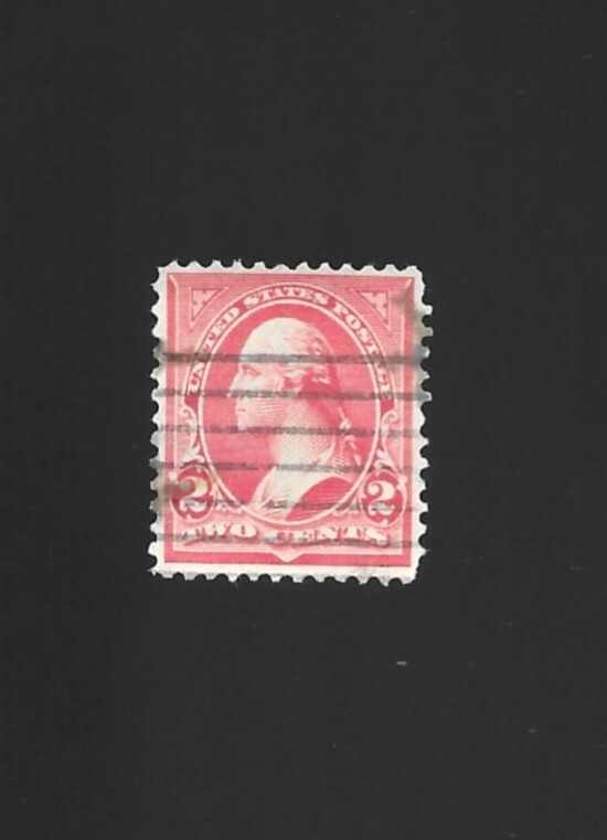 RARE 1900S GEORGE WASHINGTON 2 CENT RED STAMP