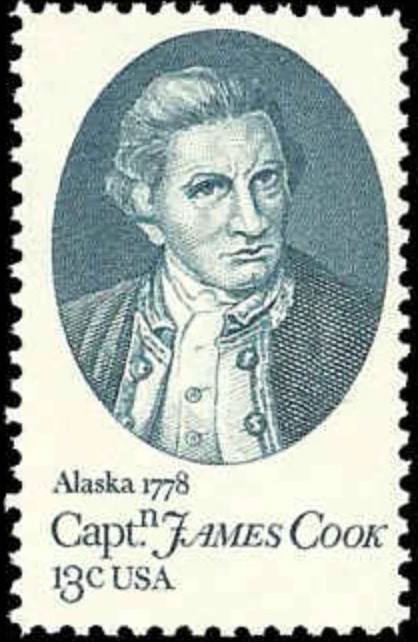 USA 1978 – Capt. James Cook, Bicentennial: Alaska 1778 – MNH Stamp – Scott #1732