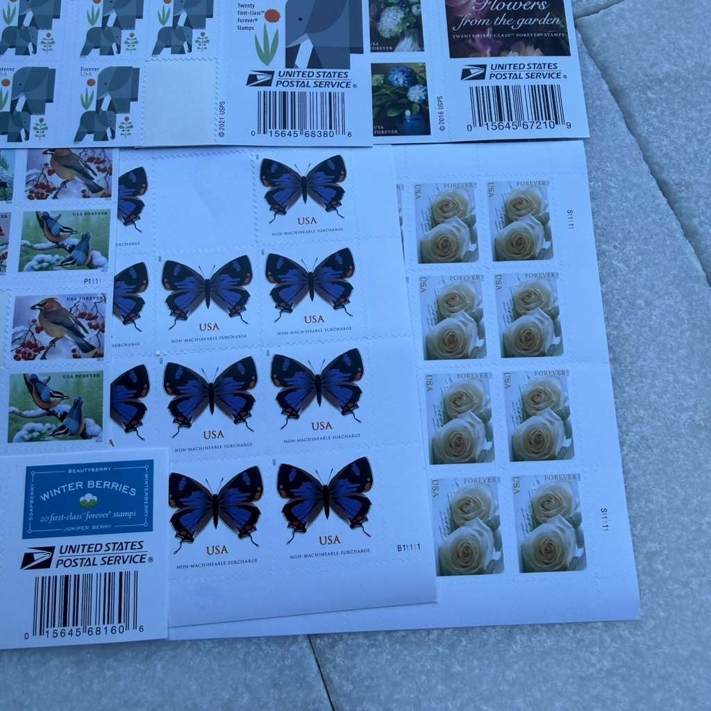 40 US Forever Stamps “Leftover” Mint, Unused – Free shipping