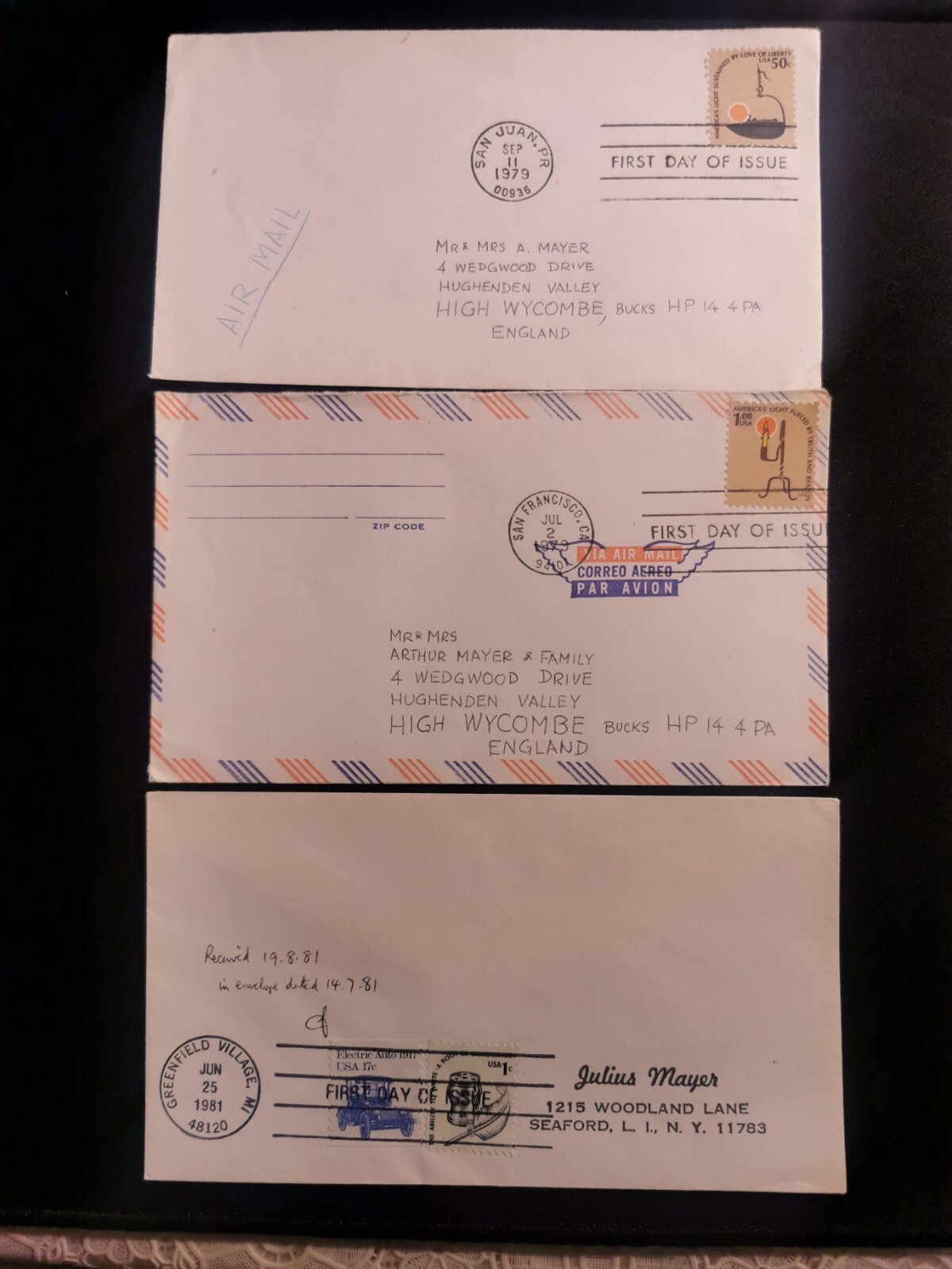 US American Series Postage Stamp Set Varieties In Used And Mint Condition.