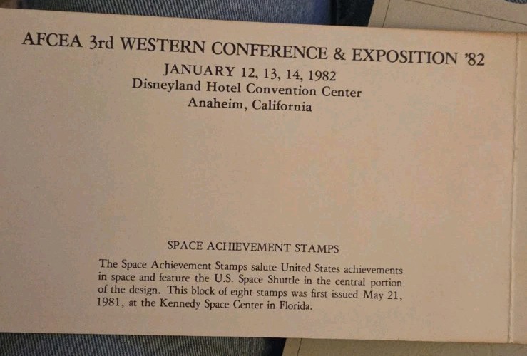 MNH Exploring The Moon 1981 Stamps 18 Cent, Block Of 8