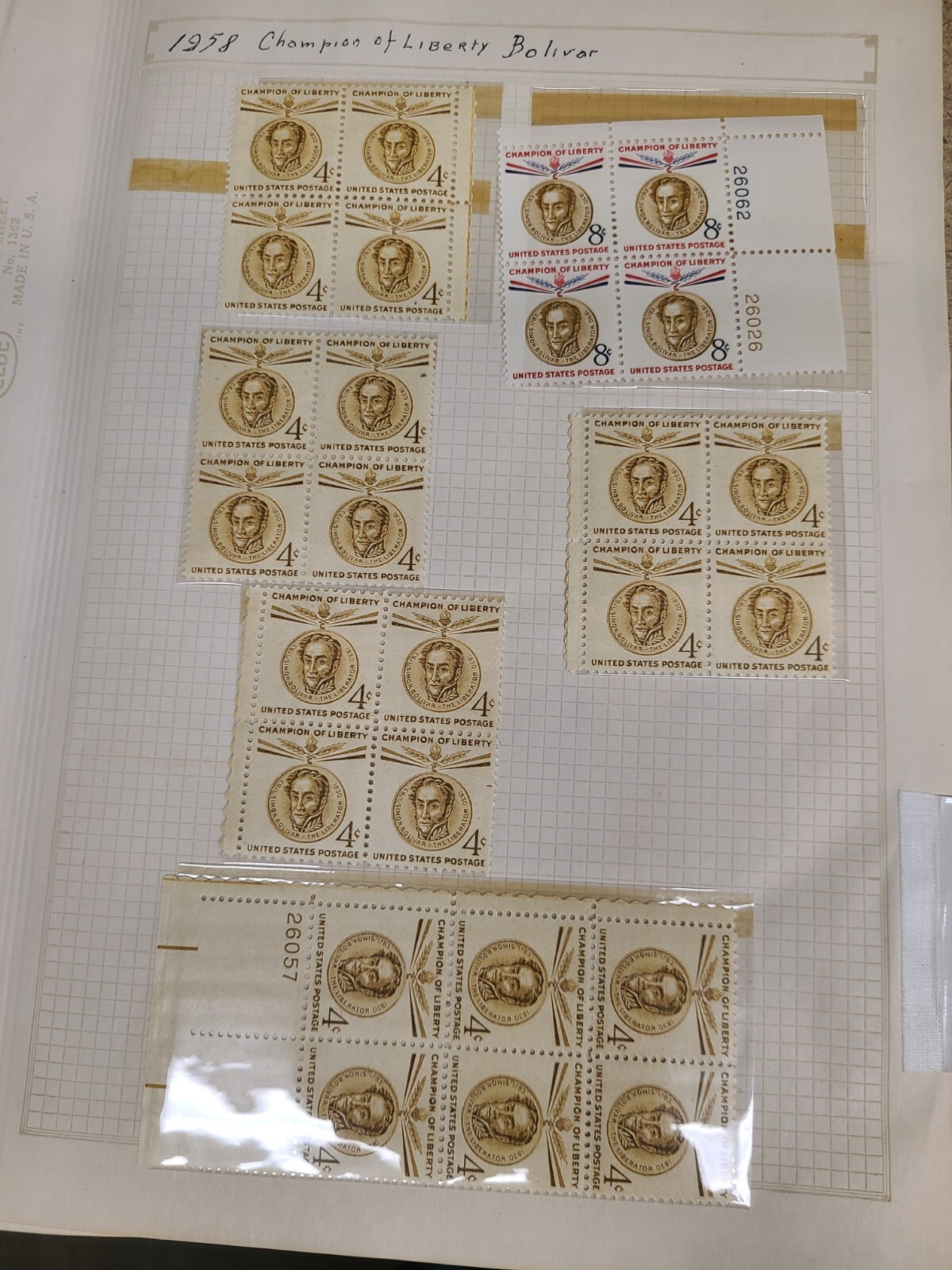 Lot of 156 1950’s Postage Stamps