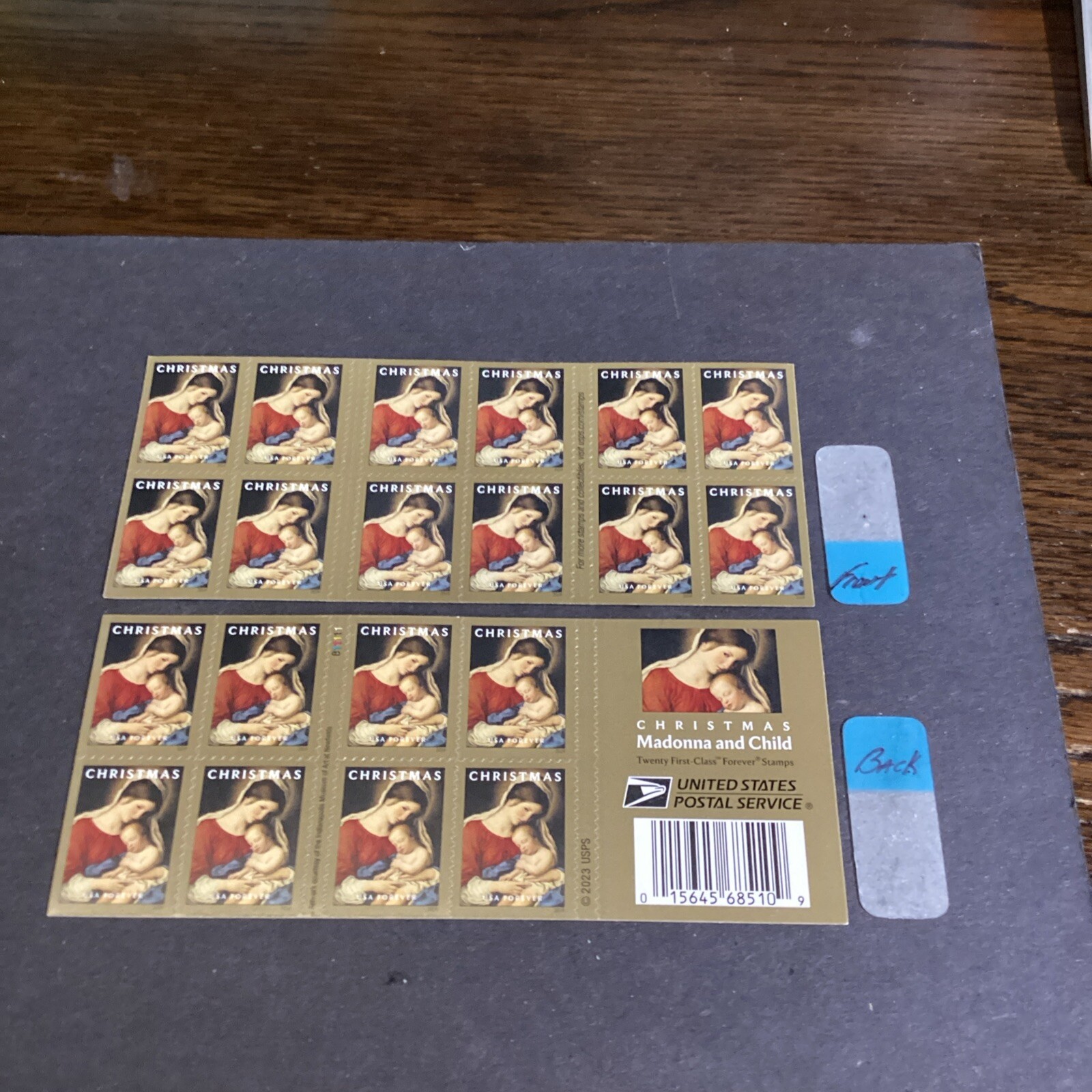 SCOTT# 5940 MADONNA AND CHILD BKLT Of 20 STAMPS MNH-2024-US
