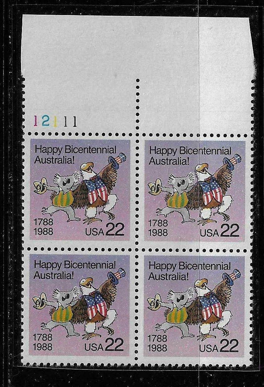 USA SC # 2370 Australia Bicentennial . MNH