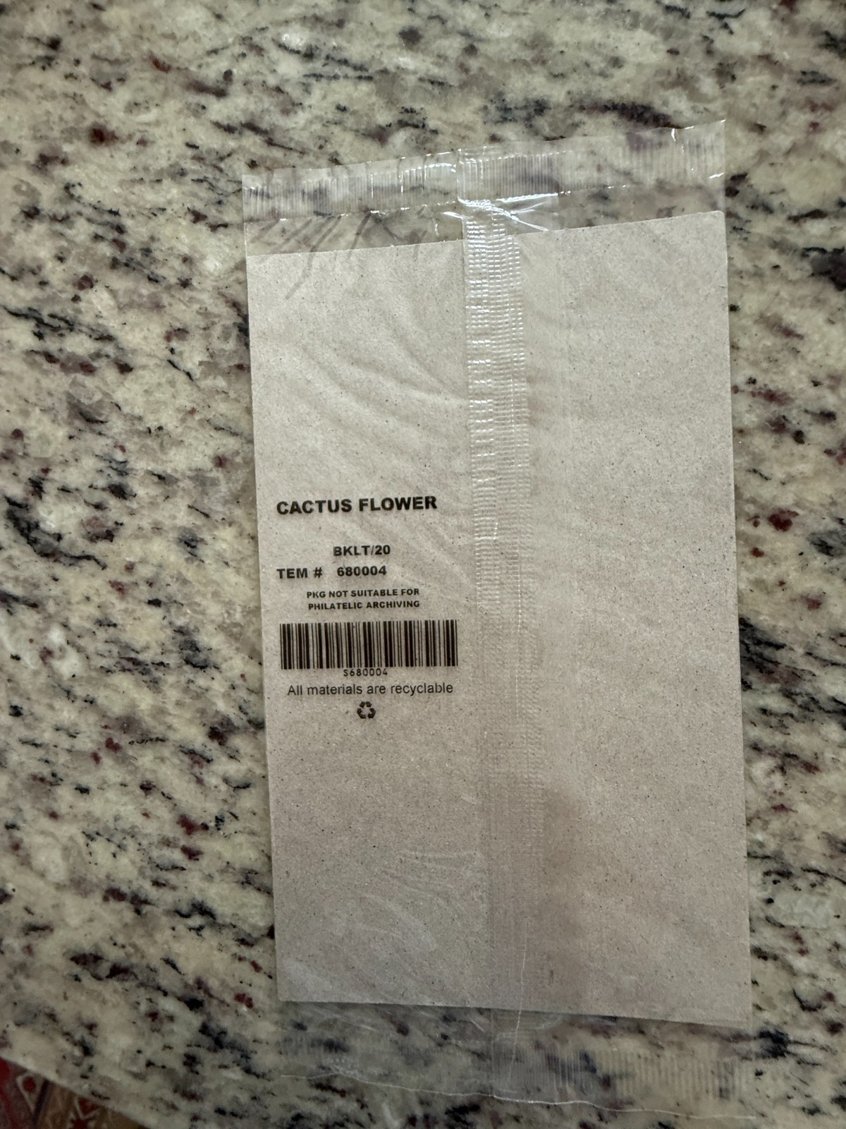 Sealed Cactus Flowers Booklet of 20 Forever Stamps 2019 #5350-5359