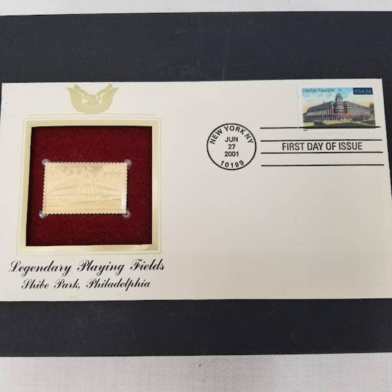 Shibe Park MLB Vintage Stamp First Day of Issue New York City 2001 June 27