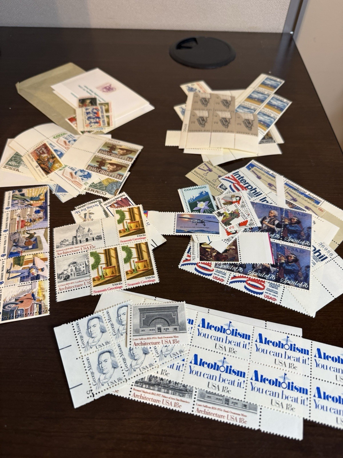 $203 Face Value UNUSED US POSTAGE STAMPS – Mint Never Hinged – Great Deal!