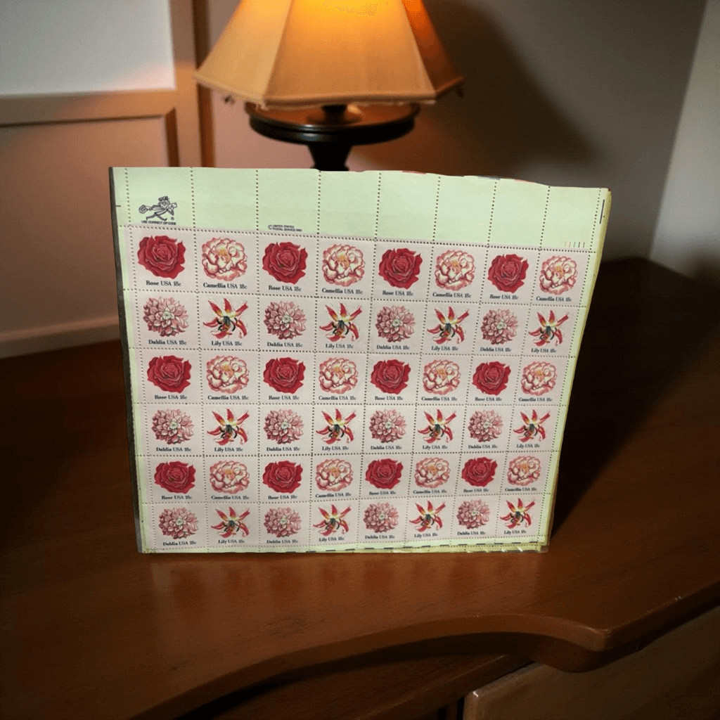 MNH Scott #1876-1878 Flower Stamps Sheet of 50 18 Cent Stamps