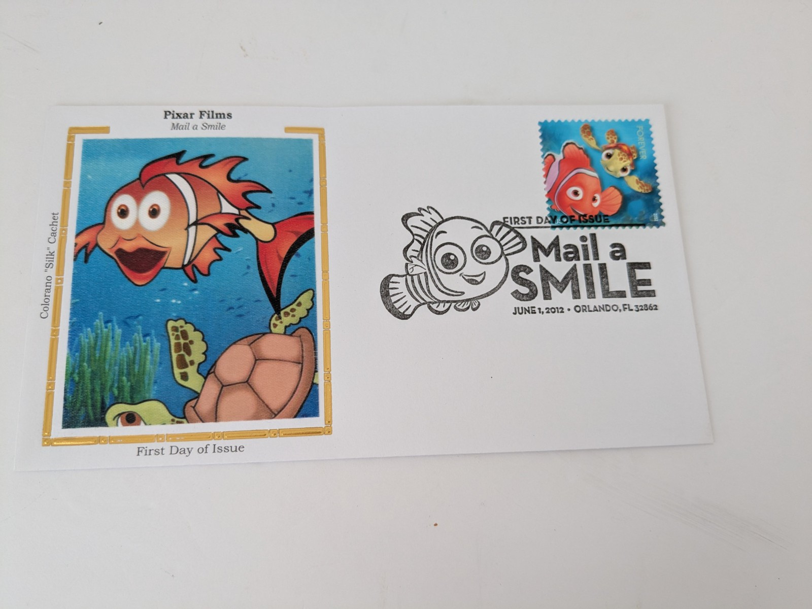 Pixar Films First Day Postage Stamp Lot of 5 Incredibles, Nemo, Ants, Toy Story