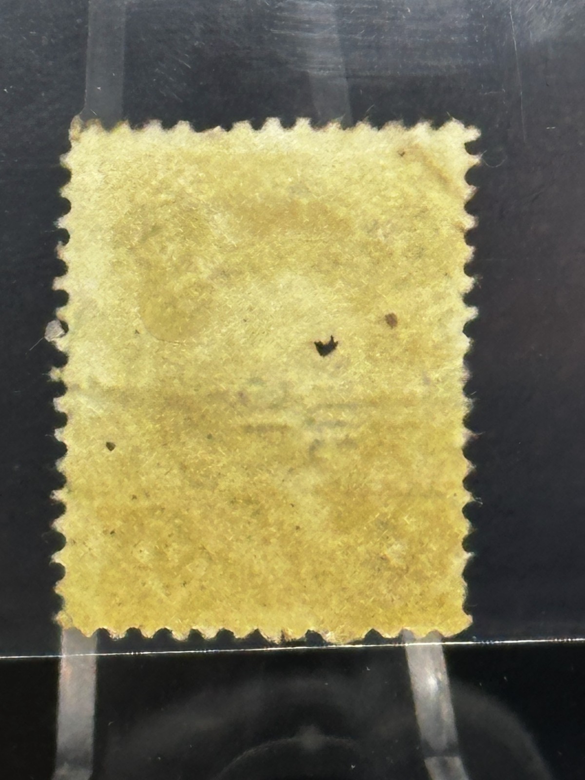 UNITED STATES 5C GEORGE WASHINGTON BROWN USED BANK NOTE ISSUE STAMP