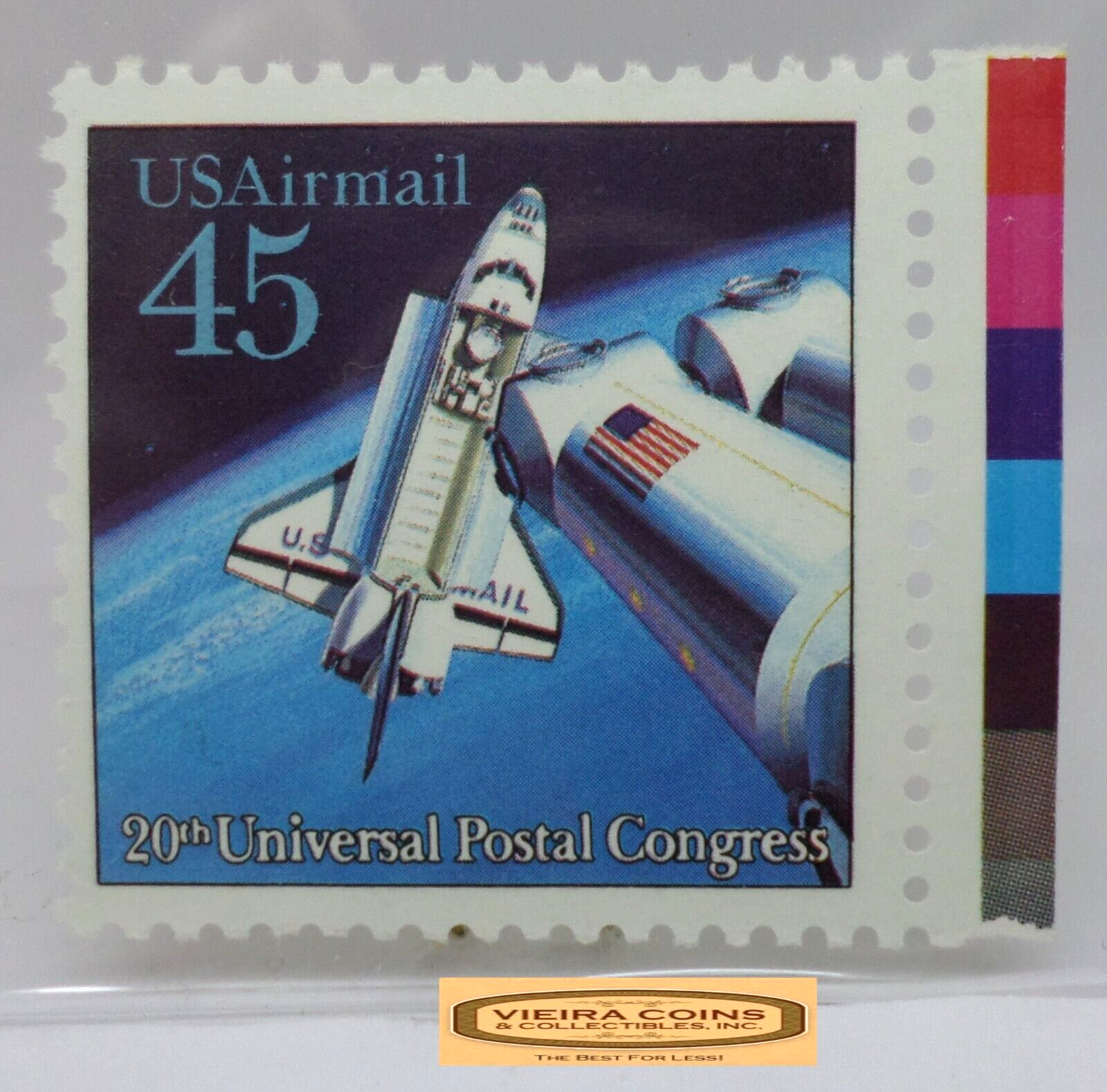 USA Airmail 20Th Universal Postal Congress 45 Cents Stamp – #S40920NQ